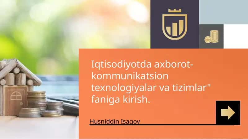 Axborot-kommunikatsion texnologiyalar va tizimlar