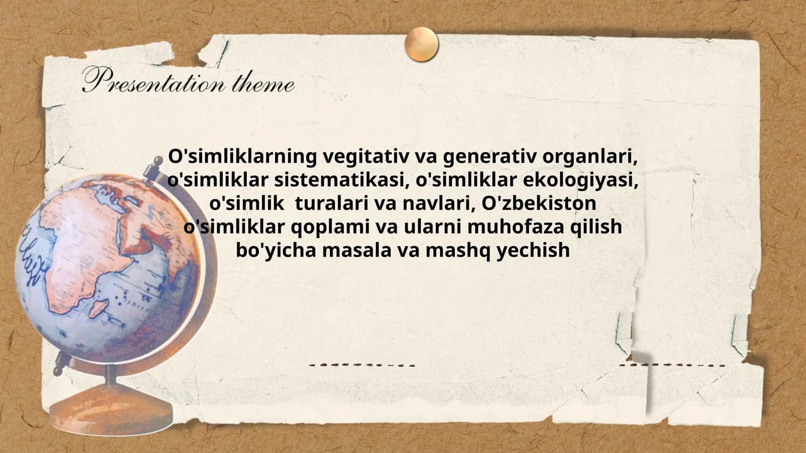 O'simliklar ekologiyasi