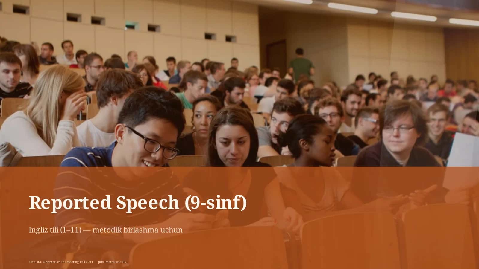 Reported Speech (9-sinf)