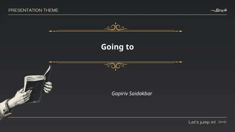 Affirmative Form (Going to)
