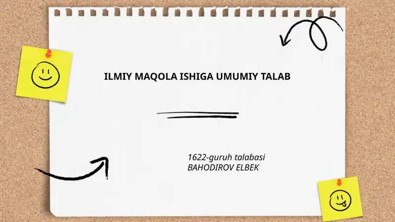Ilmiy maqola yozishning asosiy bosqichlari