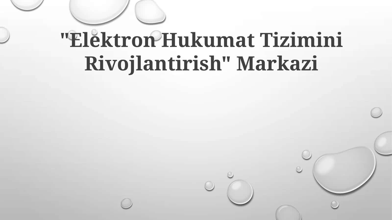Elektron Hukumat Tizimini Rivojlantirish Markazi