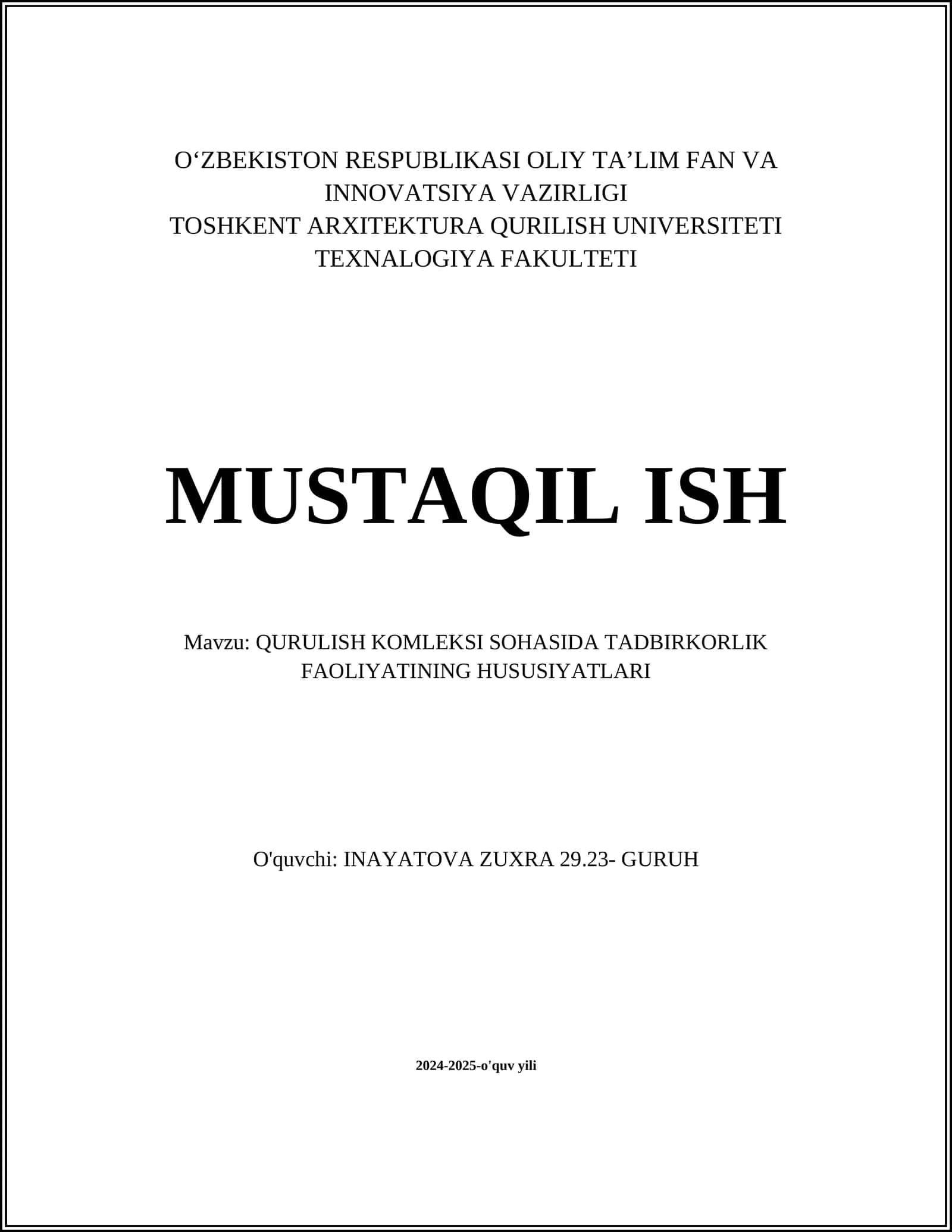 Qurilish materiallari ishlab chiqarish