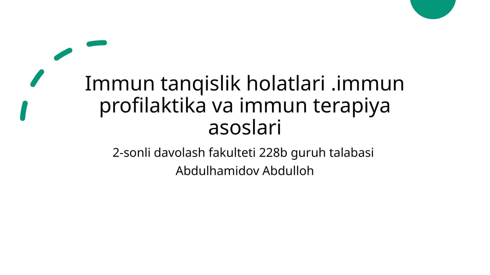 Immun tanqislik holatlari