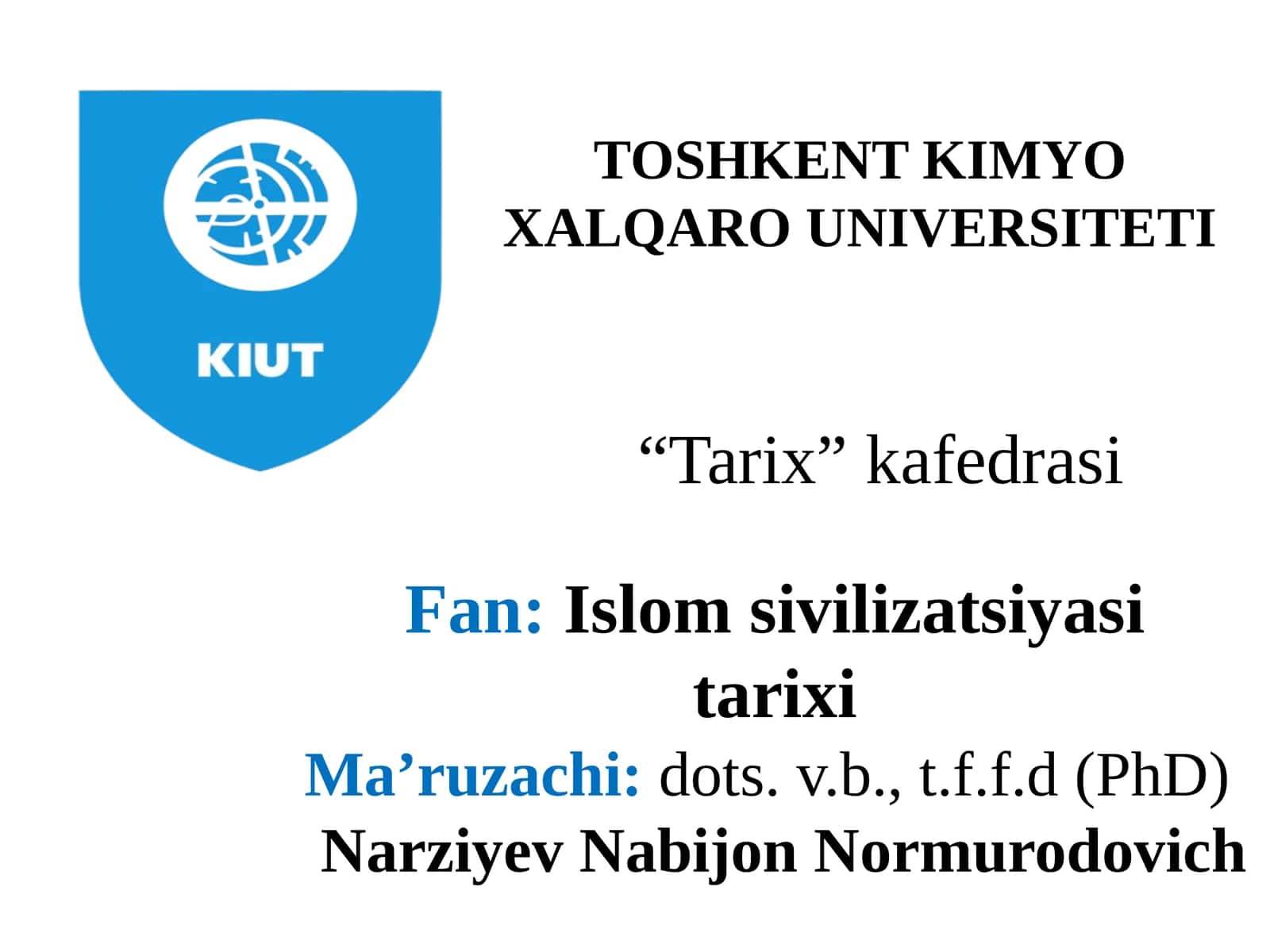 Islomsivilizatsiyasining tarixi yirivojlanish bosqichlari