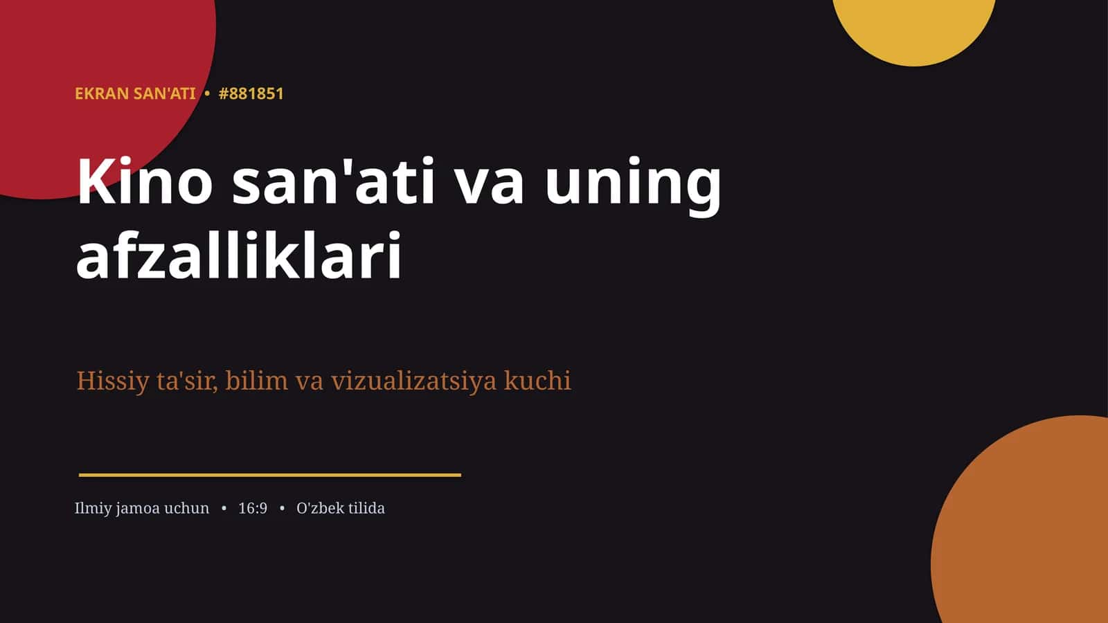 EKRAN SAN'ATI • #881851