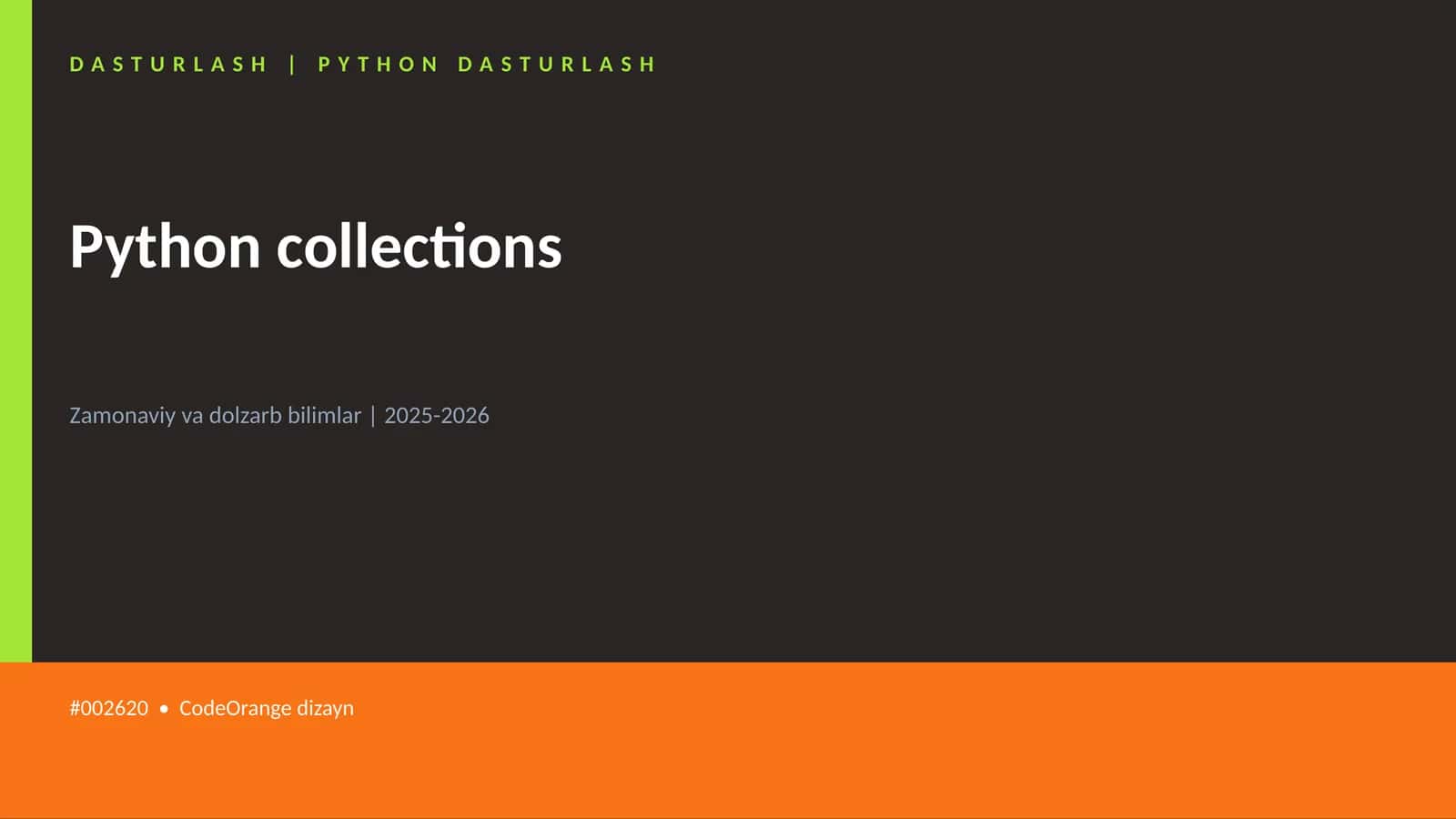 Python collections