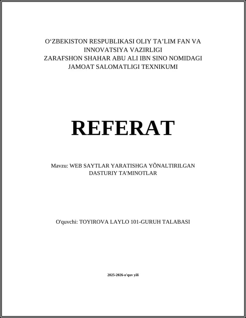 Kontent boshqaruv tizimlari (CMS)