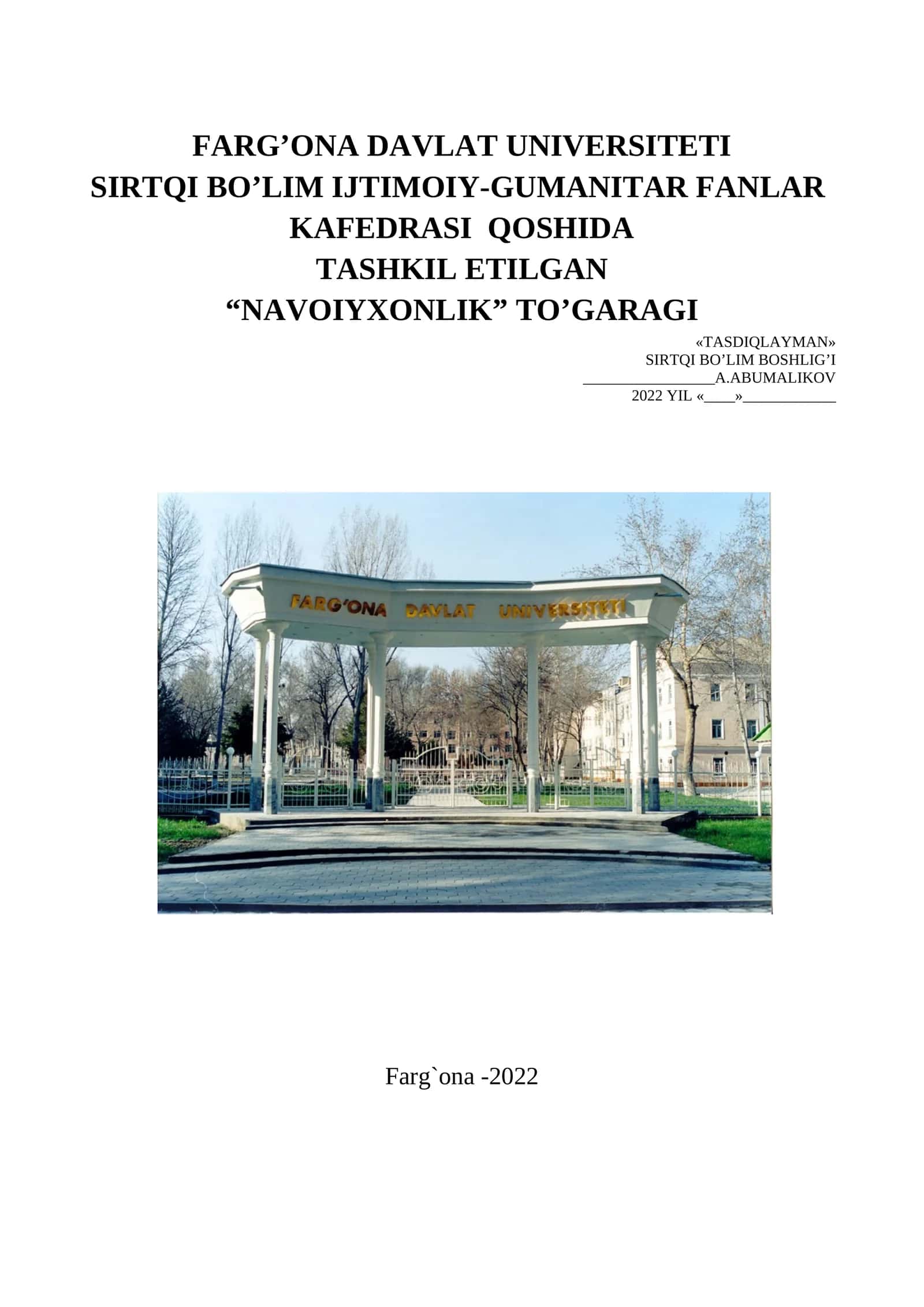 «Tasdiqlayman»