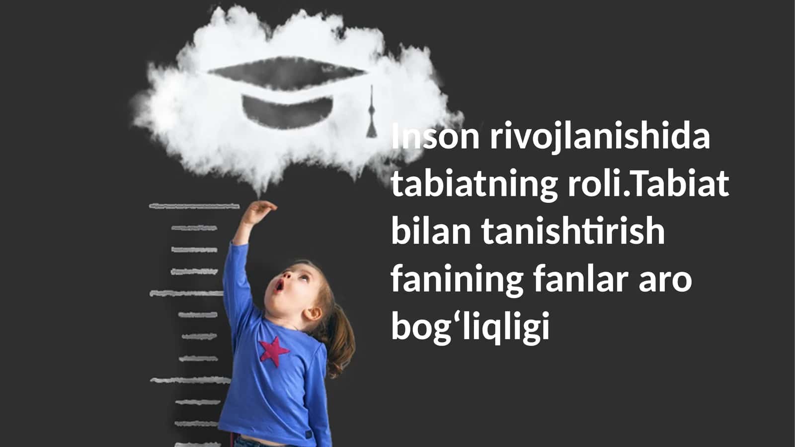 Inson rivojlanishida tabiatning roli. Tabiat bilan tanishtirish fanining fanlararo bog'liqligi