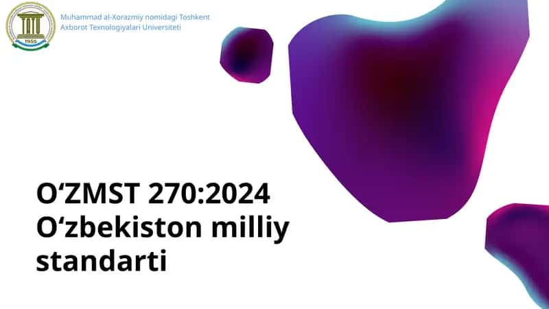 O‘ZMST 270:2024 O‘zbekiston milliy standarti