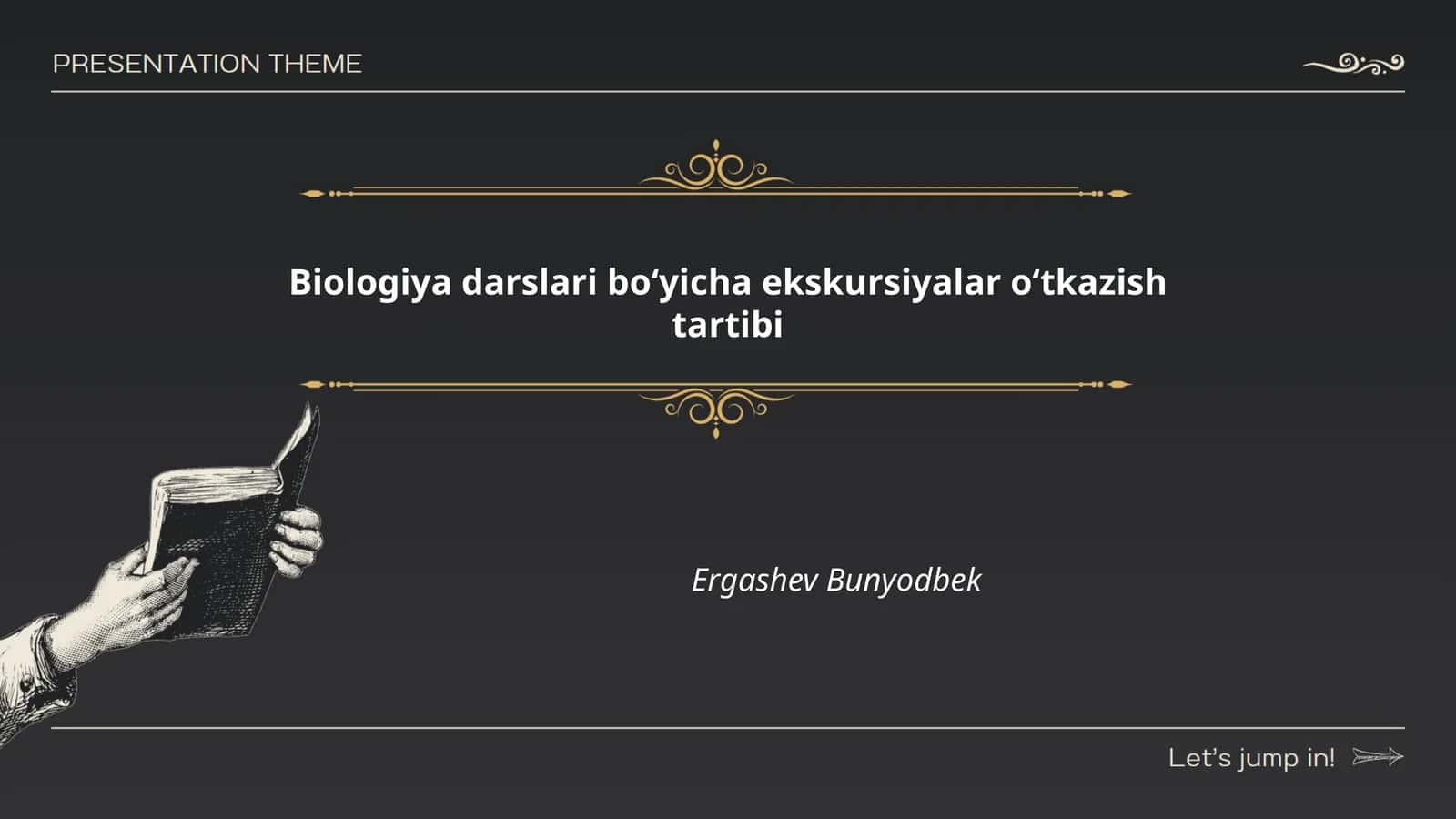 Biologiya darslari boʻyicha ekskursiyalar oʻtkazish tartibi