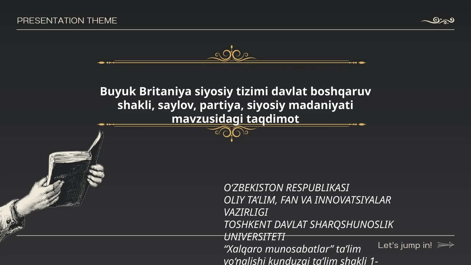 Siyosatshunoslik fanidan taqdimot