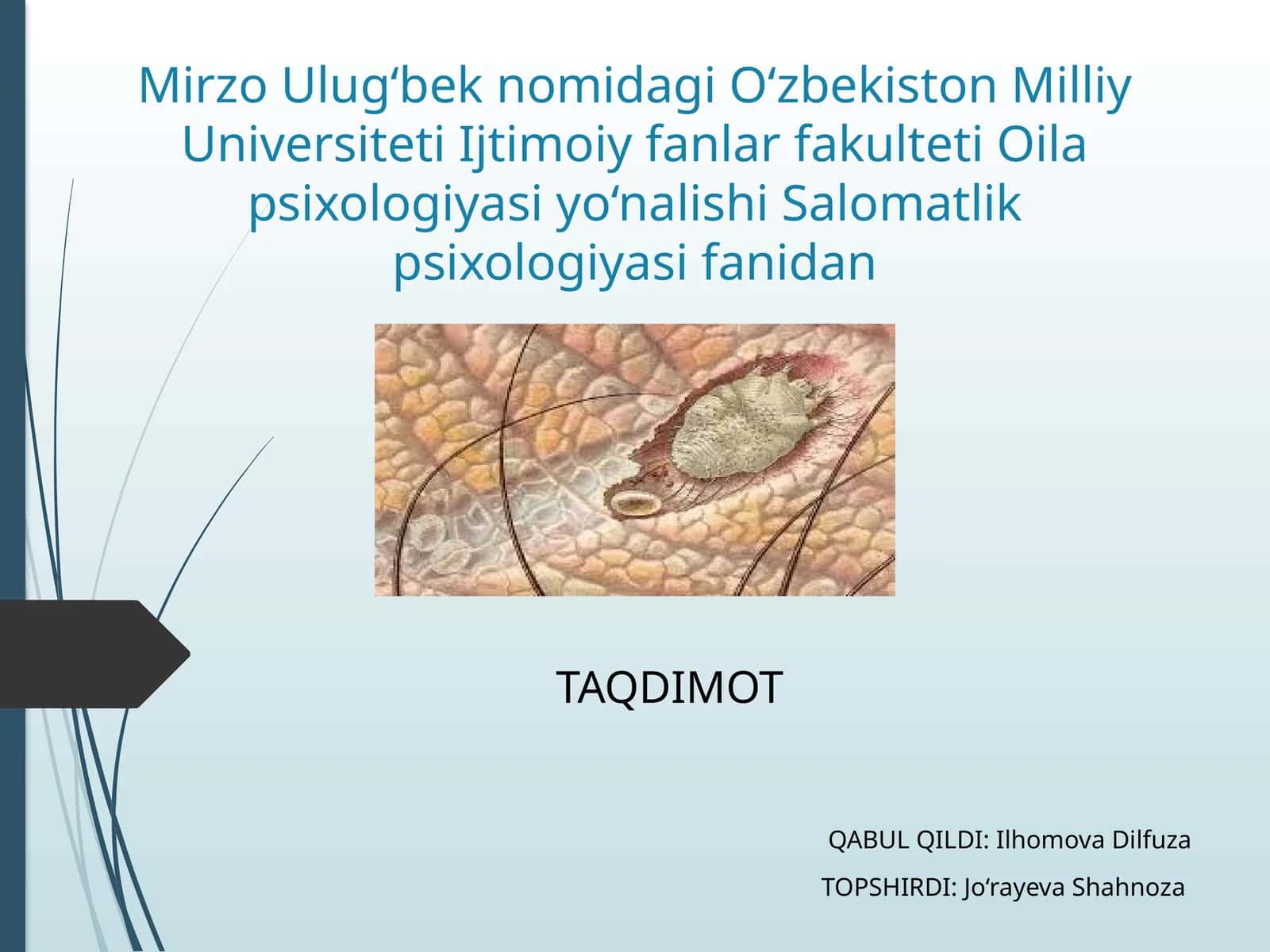 Teri kasalliklari haqida umumiy ma'lumot