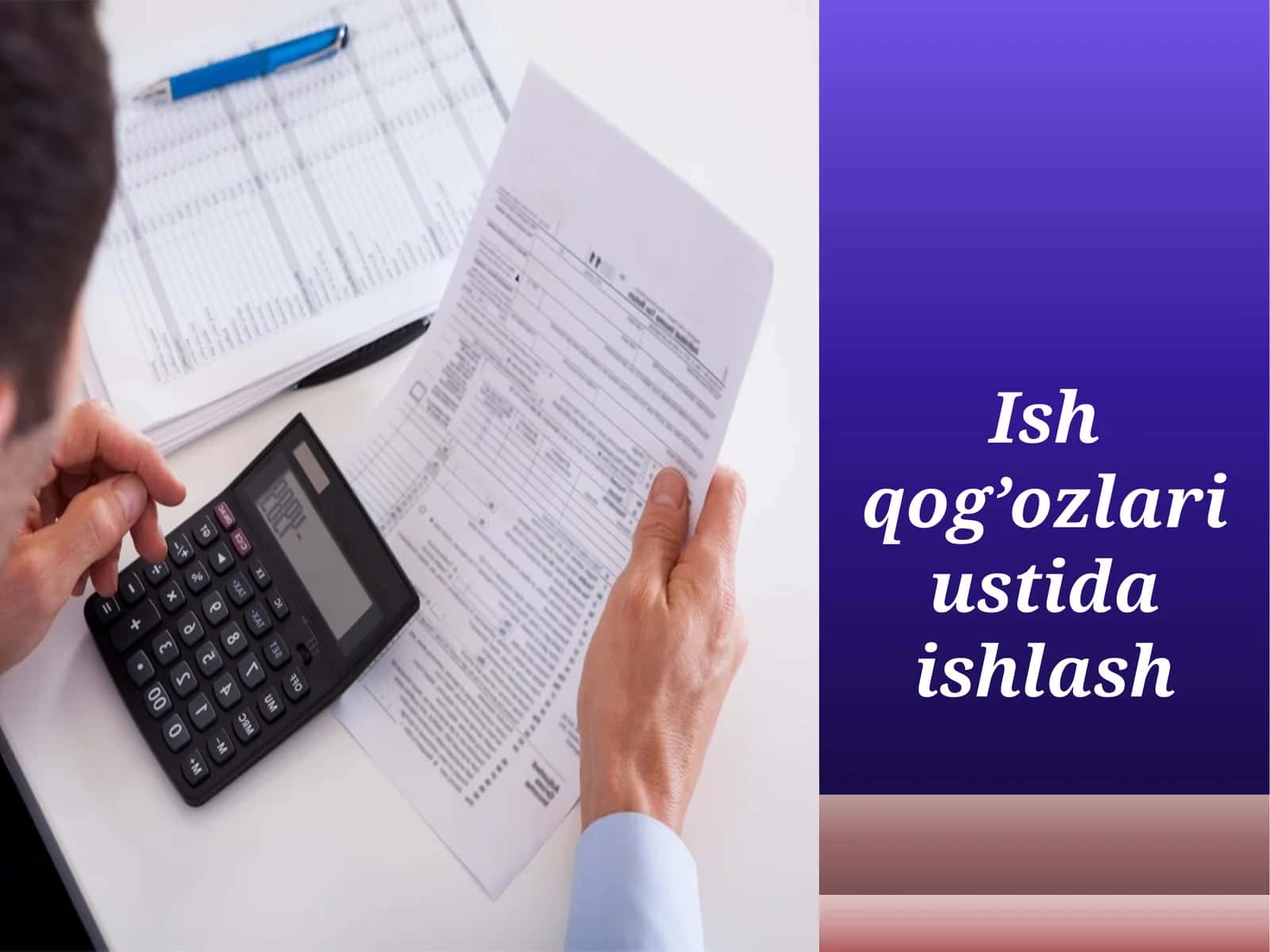 Ishqog’ozlari ustida ishlash