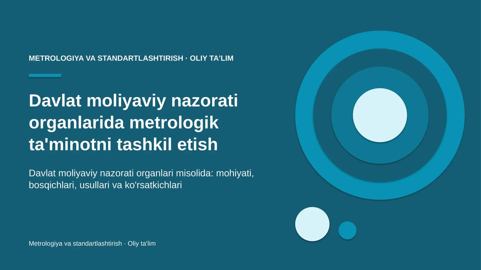 davlat moliyaviy nazorati organlarida metrologik ta'minotni tashkil etish 9017