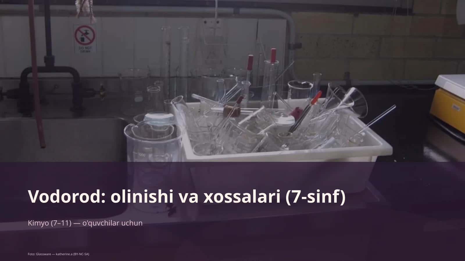 Vodorod: olinishi va xossalari (7-sinf)