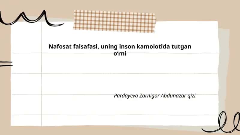 Nafosat falsafasi