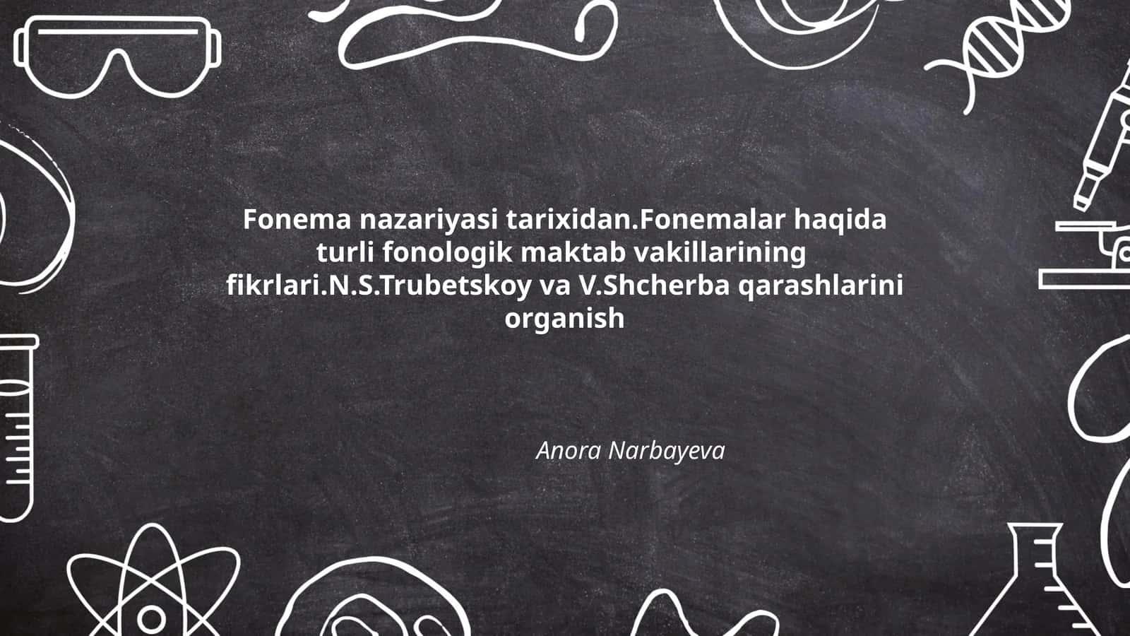 Fonema nazariyasi tarixidan