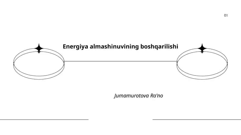 Energiya almashinuvining boshqarilishi