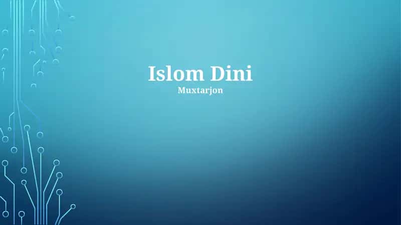 Islom Dini