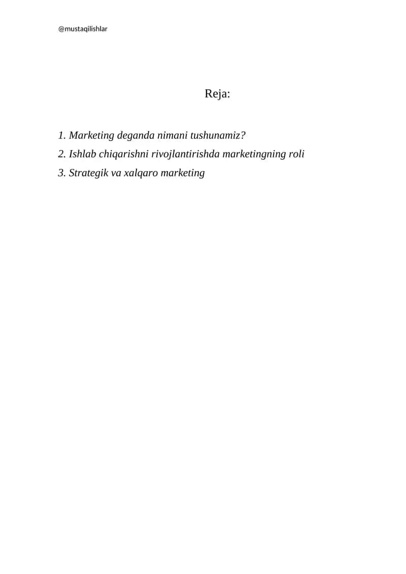Marketing va reklama