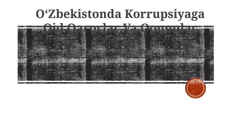 OʻZbekistonda Korrupsiyaga Oid Qarorlar Va Qonunlar Tasnifi