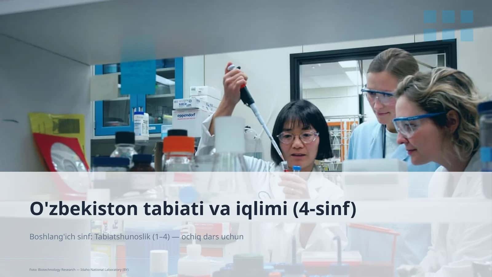 O'zbekiston tabiati va iqlimi (4-sinf)