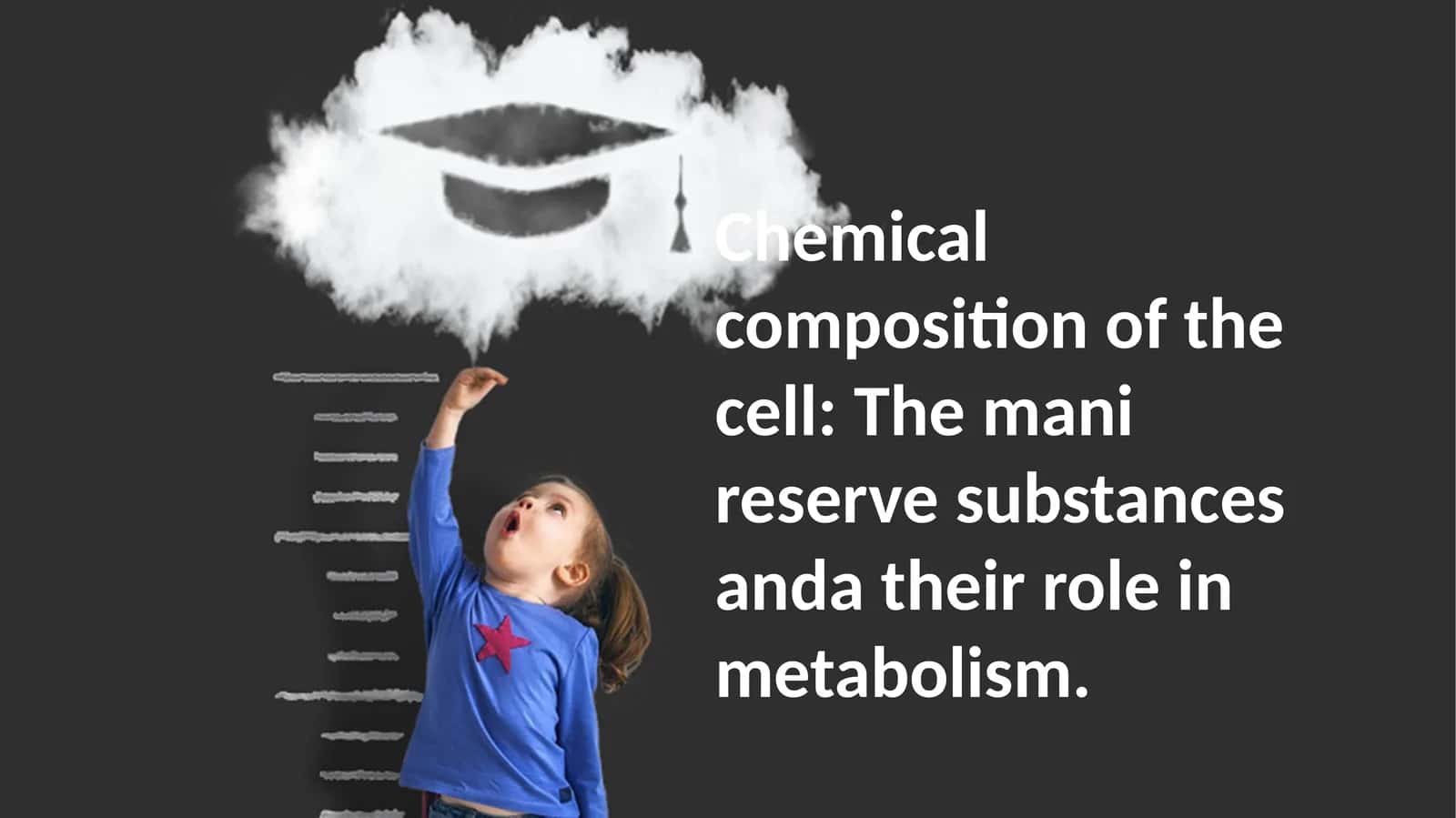 Chemical composition of the cell: The mani reserve substances anda their role in metabolism