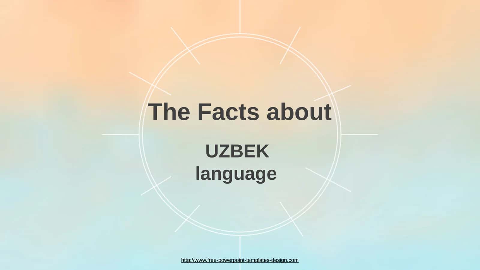 The Uzbek Language