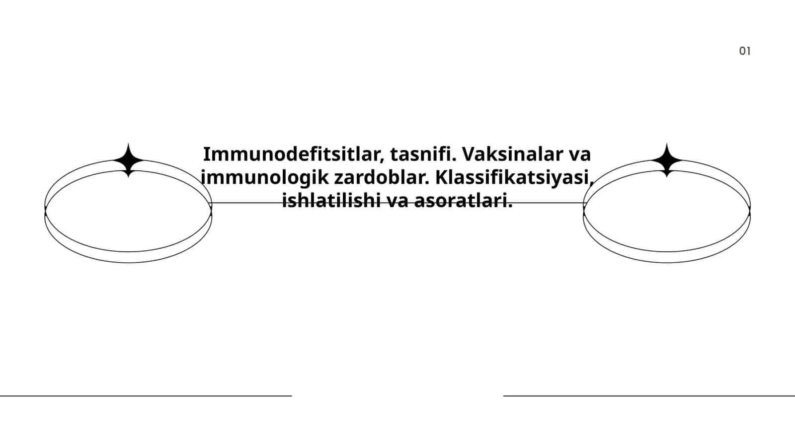 Immunodefitsitlar, tasnifi. Vaksinalar va immunologik zardoblar. Klassifikatsiyasi, ishlatilishi va asoratlari