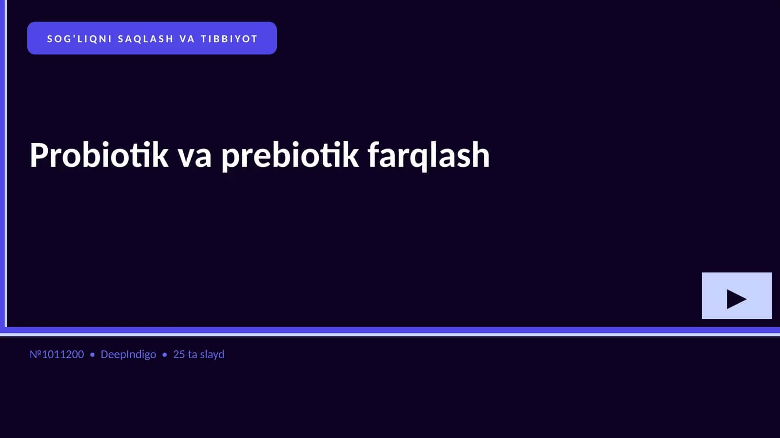 Probiotik va prebiotik farqlash