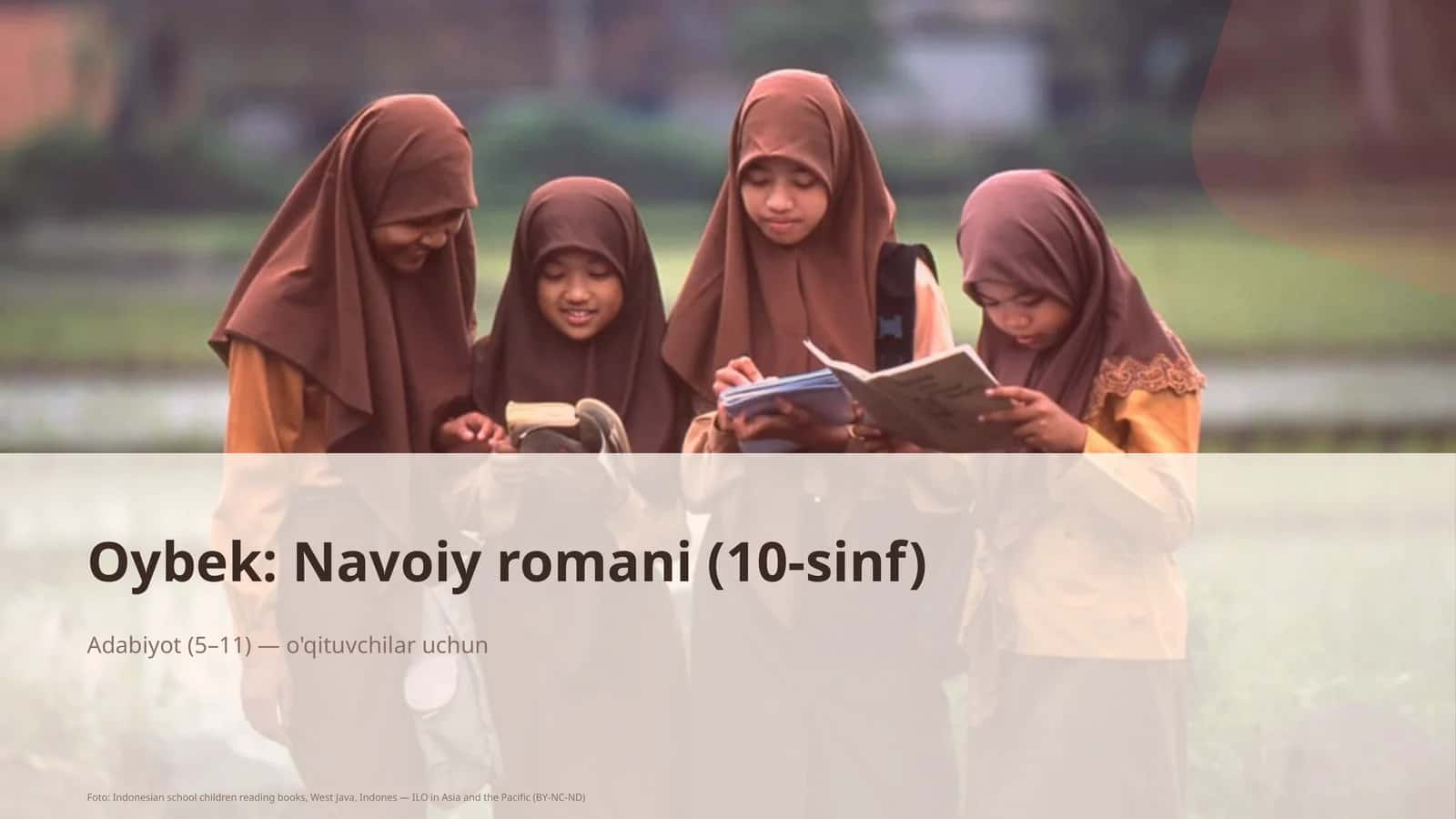 Oybek: Navoiy romani (10-sinf)