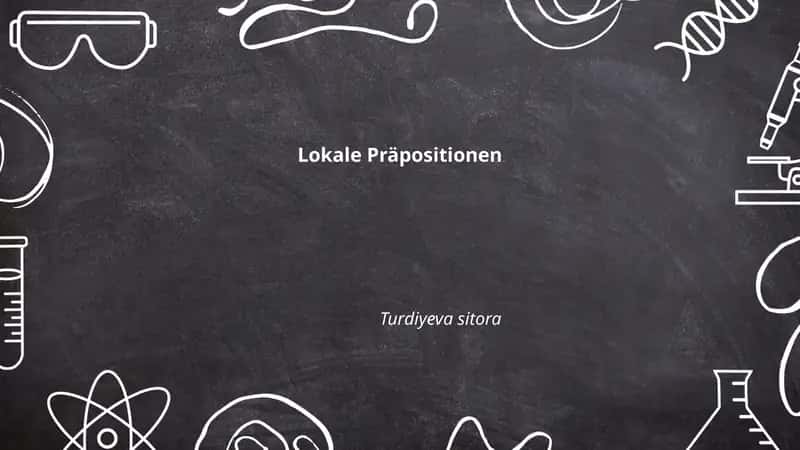 Lokale Präpositionen