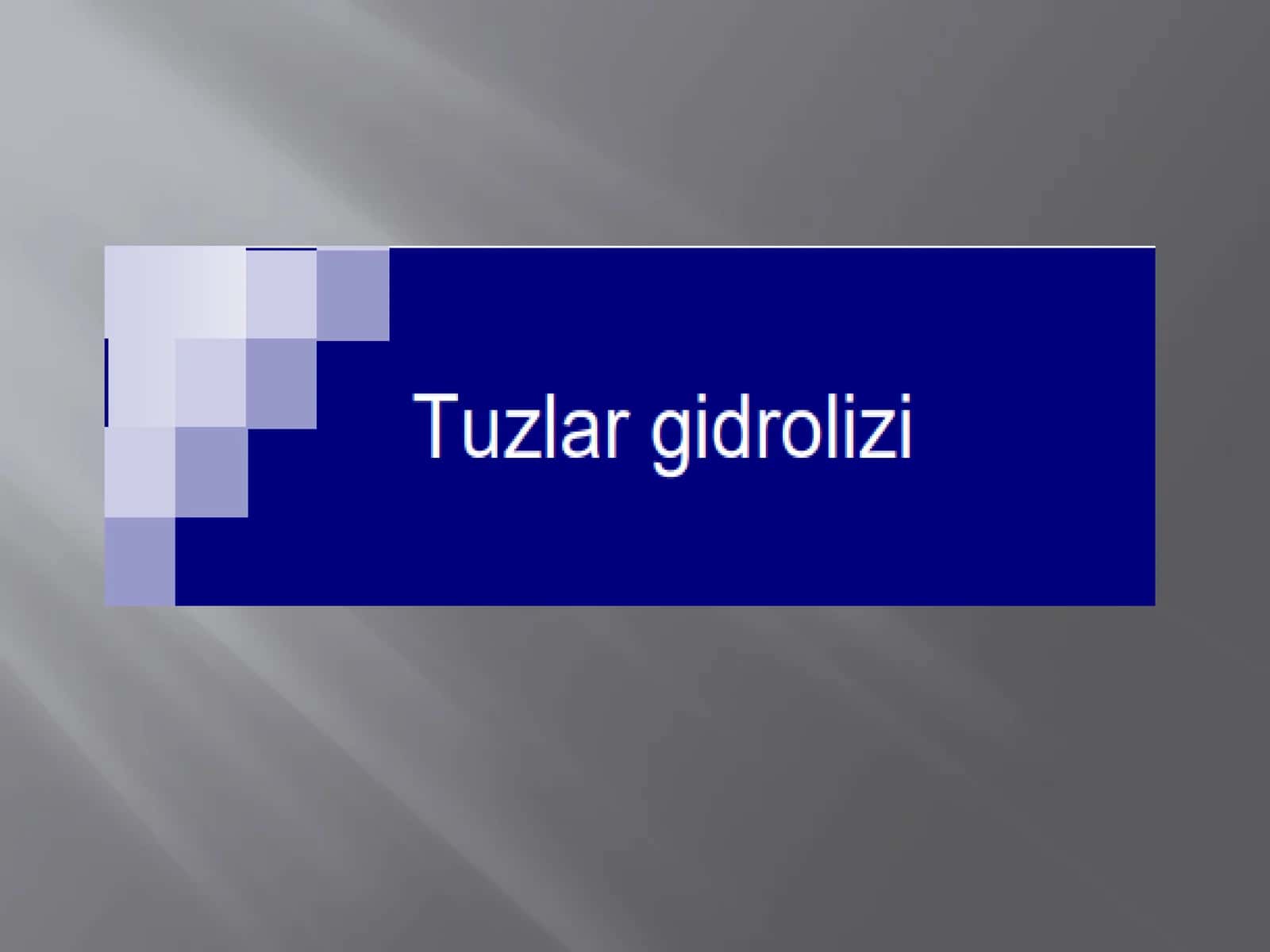 Gidroliz