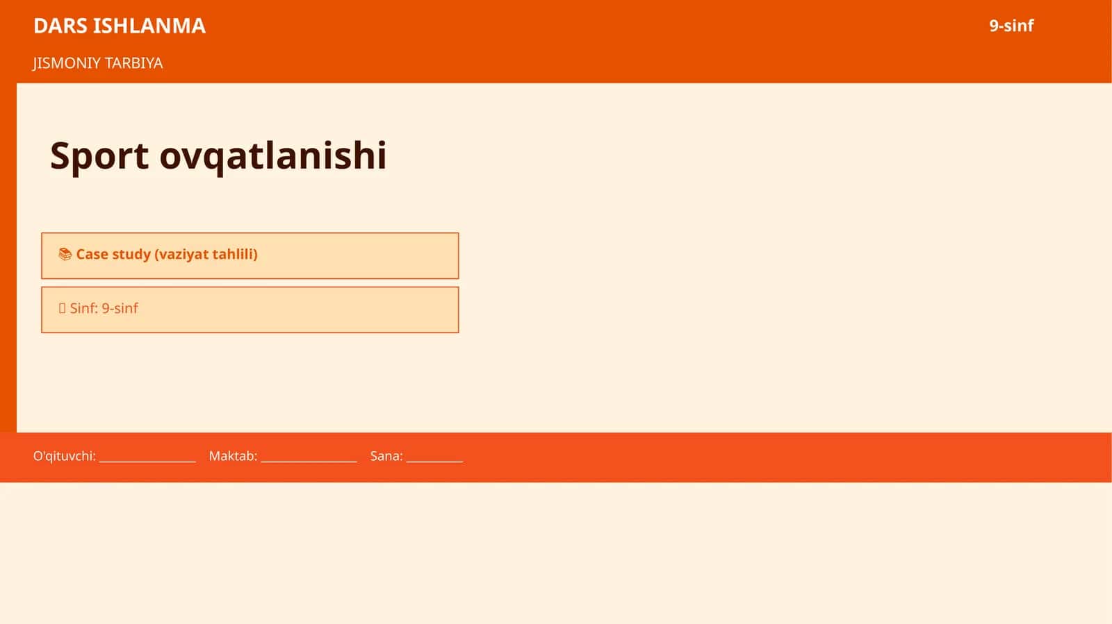 Sport ovqatlanishi