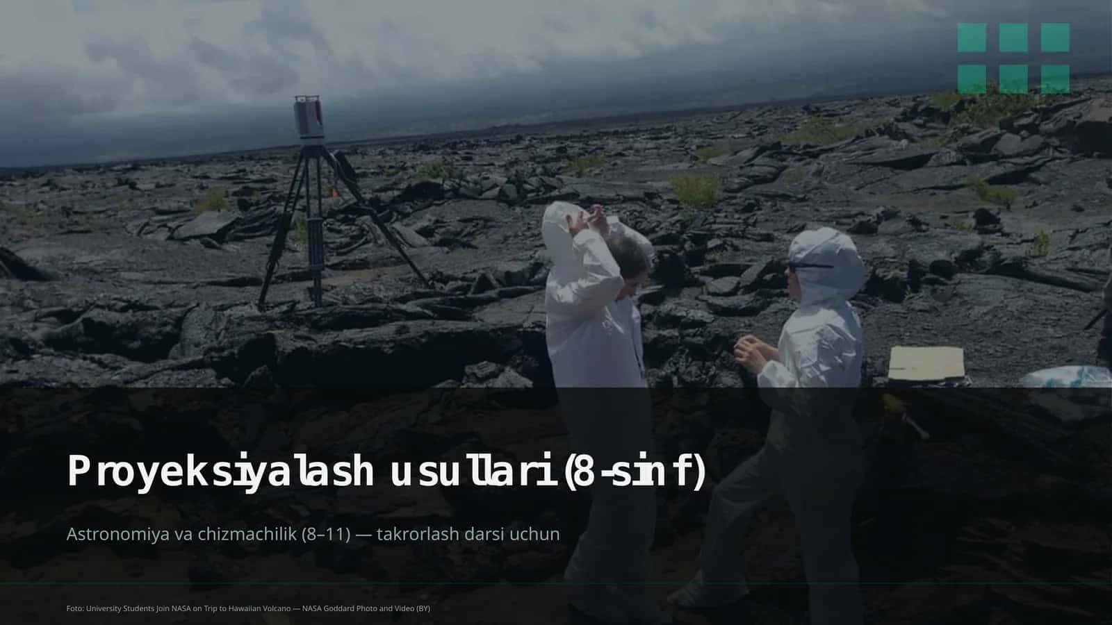 Proyeksiyalash usullari (8-sinf)