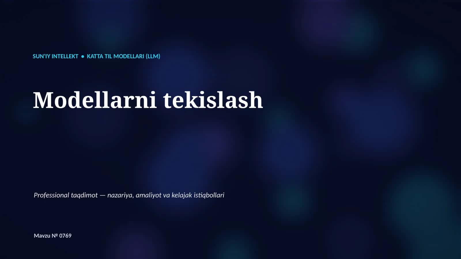Katta til modellari (LLM)