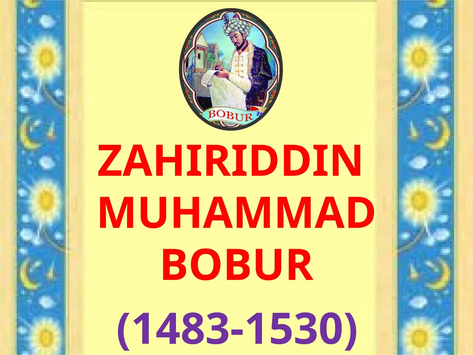 5-sinf Adabiyot fanidan Zahiriddin Muhammad Bobur ruboiylari dars taqdimot