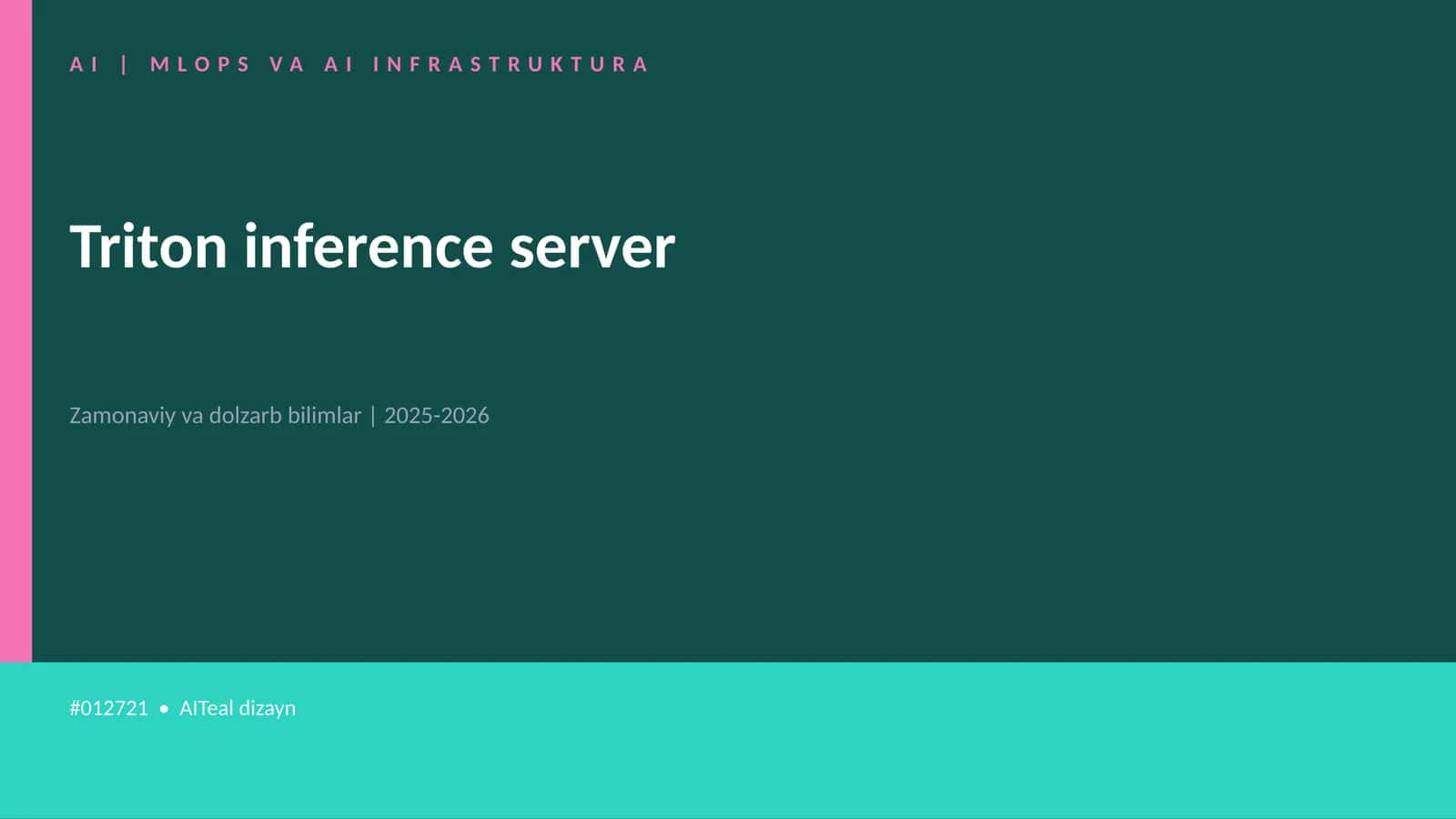 Triton inference server