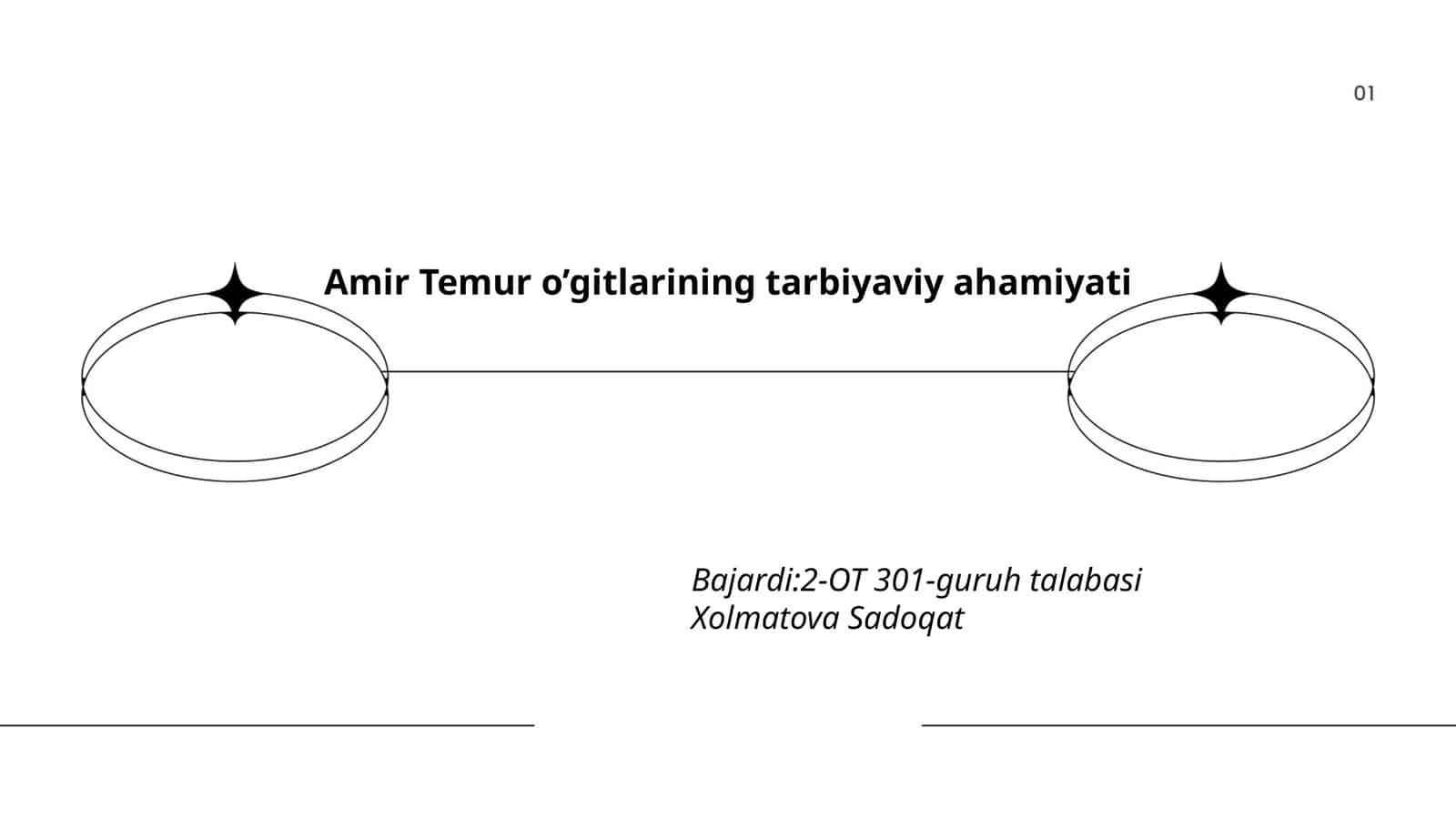 Amir Temur o’gitlarining tarbiyaviy ahamiyati