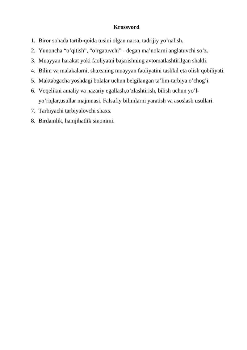 Krossvord