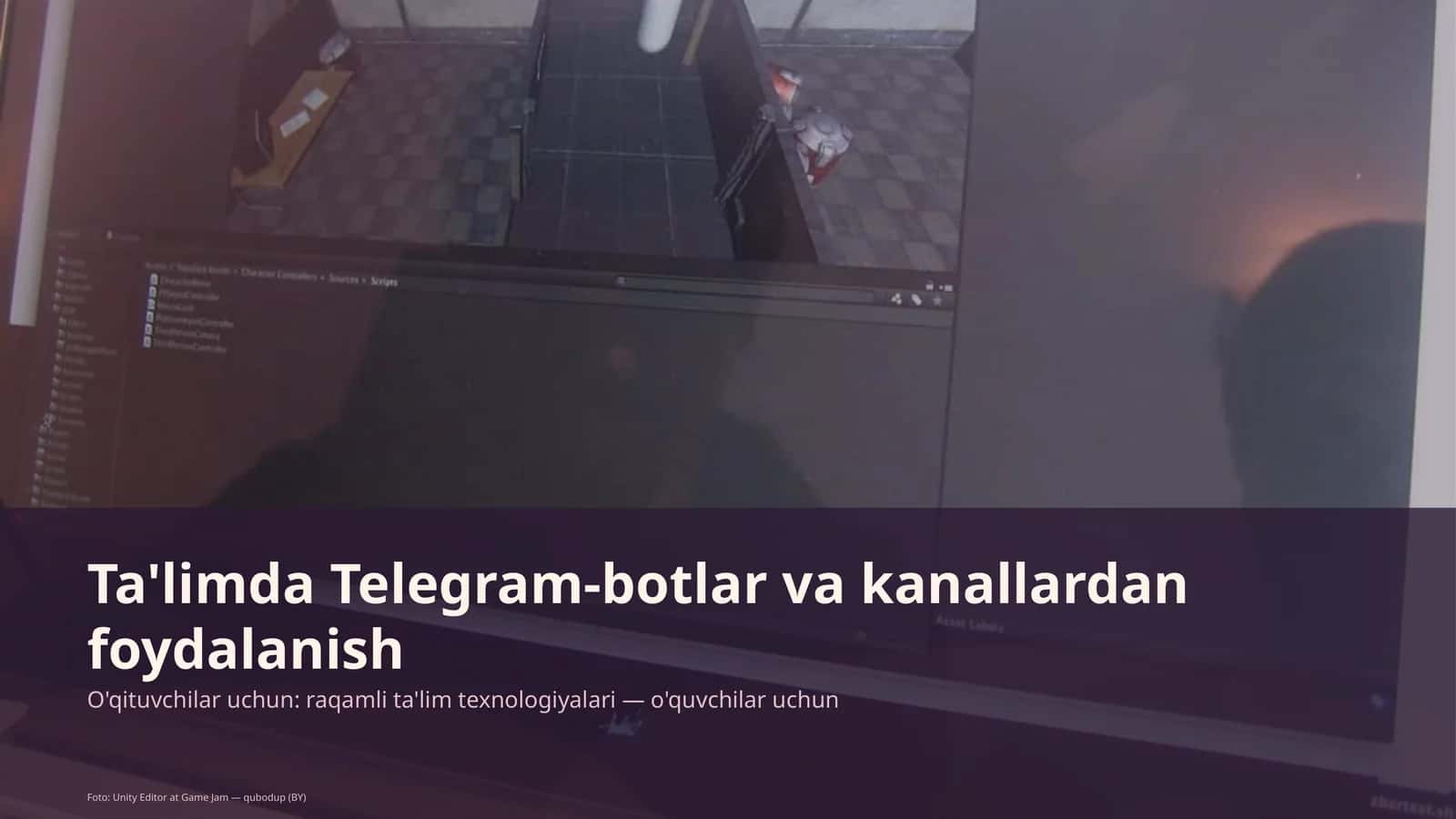 Telegram-botlar va kanallardan foydalanish