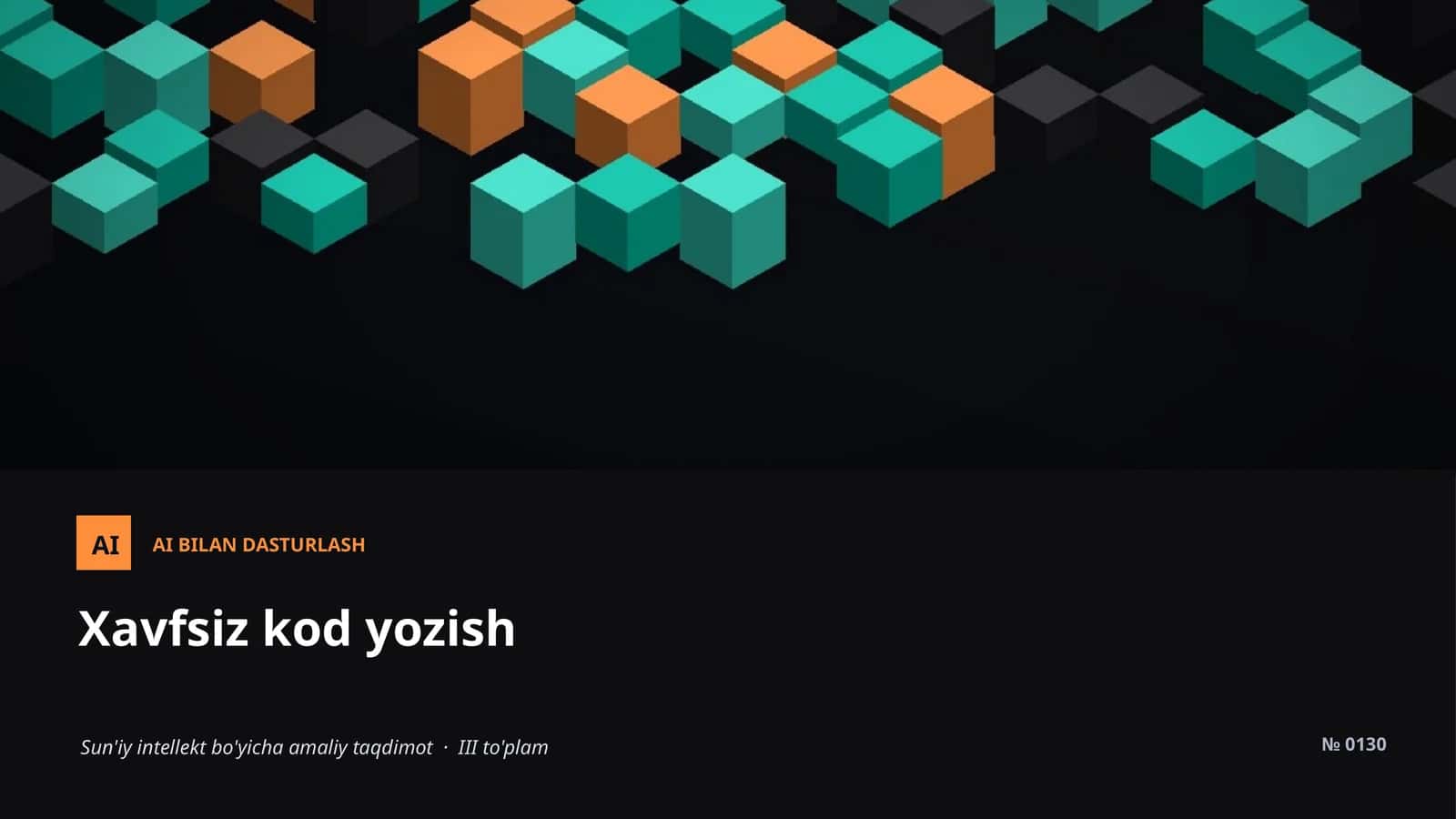 Xavfsiz kod yozish