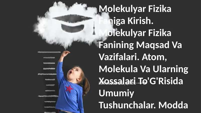 Molekulyar Fizika Faniga Kirish