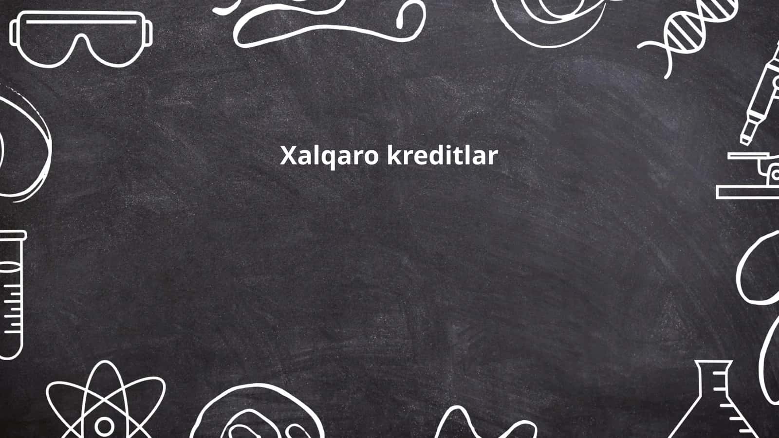 Xalqaro kreditlar