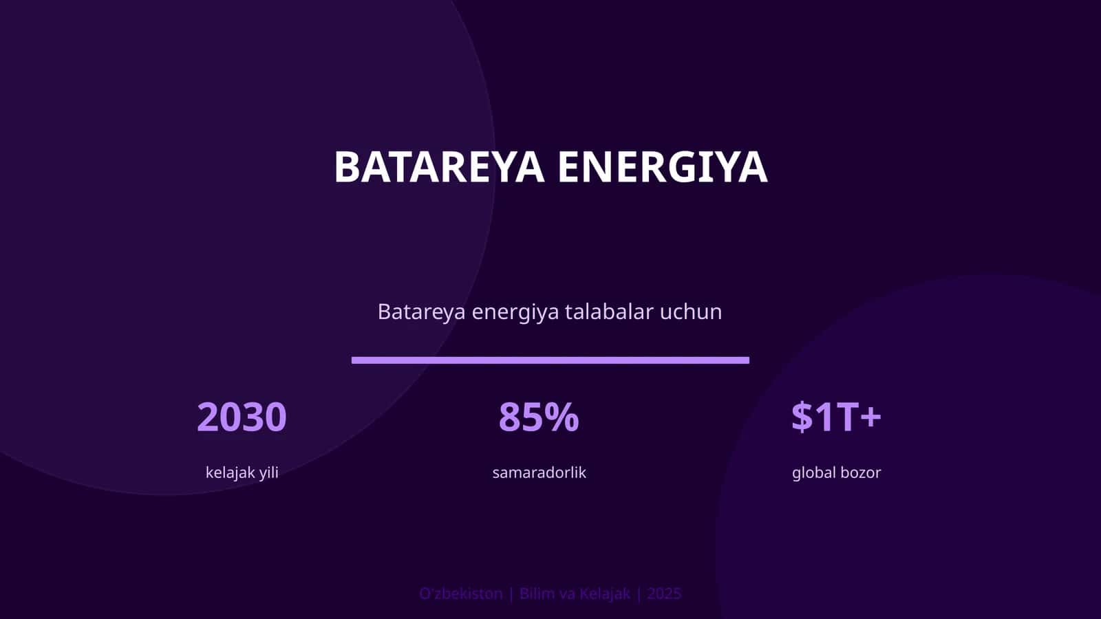 Batareya energiya