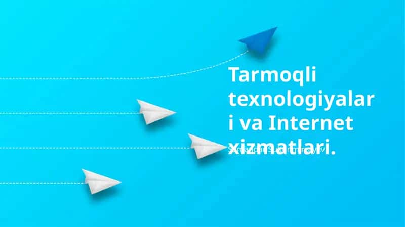 Kabelli Aloqa Texnologiyalari