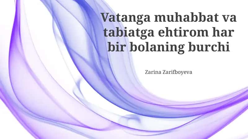 Vatan himoyasi – muqaddas burch