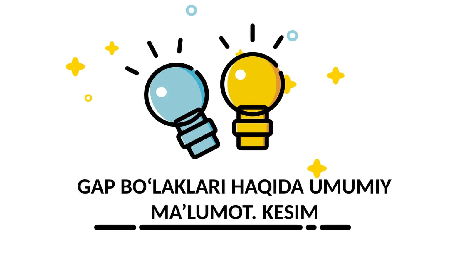 GAP BO‘LAKLARIHAQIDA UMUMIY MA’LUMOT. KESIM